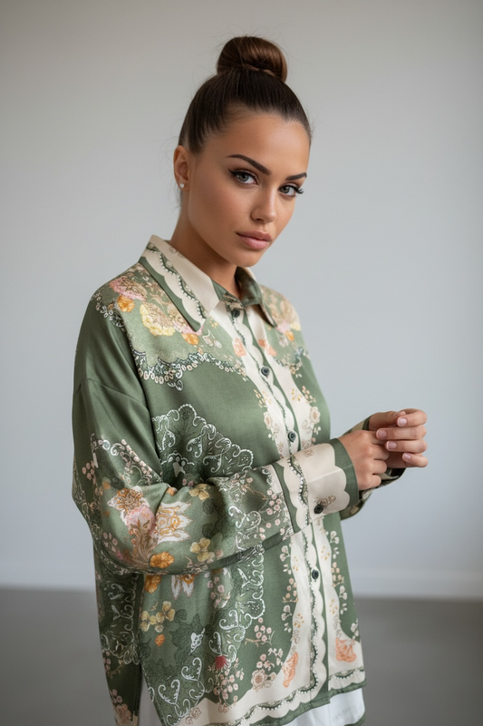 Camicia in viscosa 100%