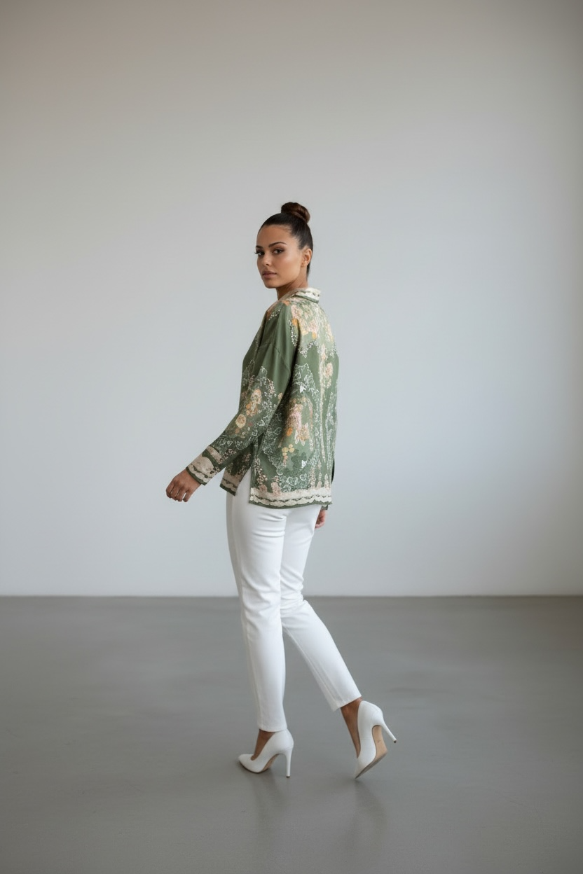 Camicia in viscosa 100%