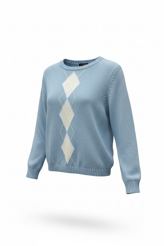 Maglia girocollo rombi